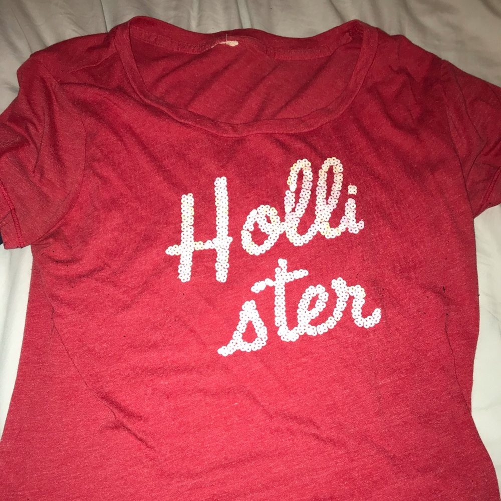 Red Hollister shirt